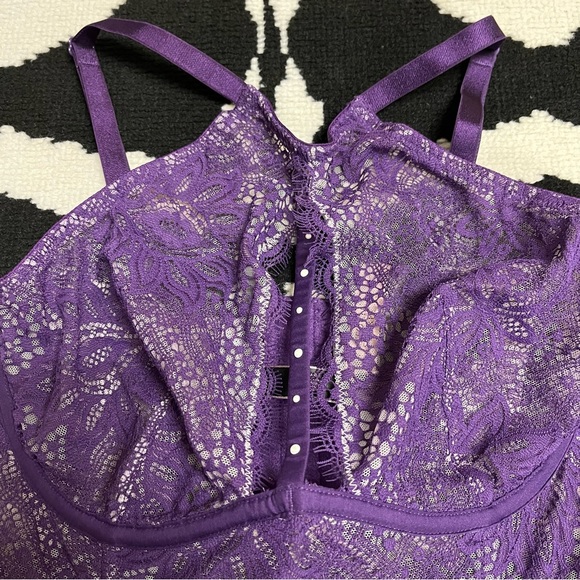NWT Victoria’s Secret VS Very Sexy Lace High Neck Bra Size 32DD - Picture 9 of 12